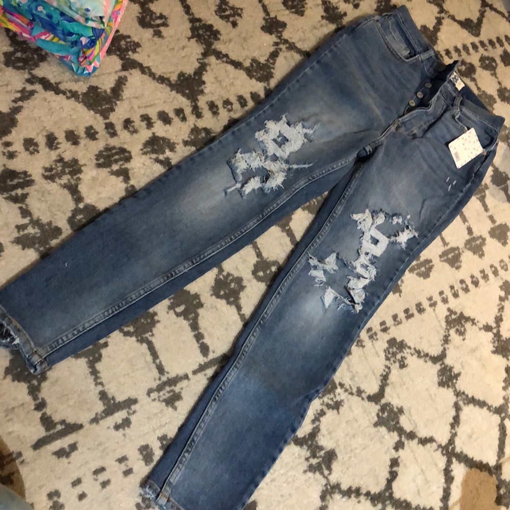 NWT free people distressed jeans